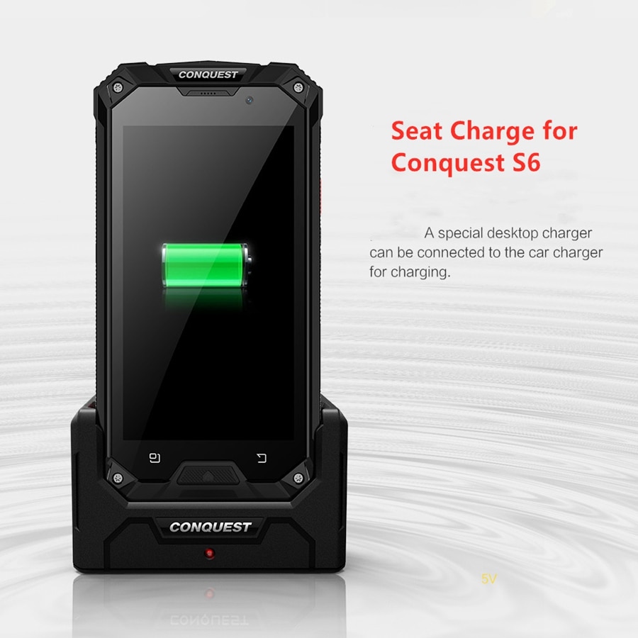 Fast Charging Dock Station Charger for CONQUEST S16/ S12Pro/F2/S8/S9/S11/ S1/S10 for Rugged Smartphone