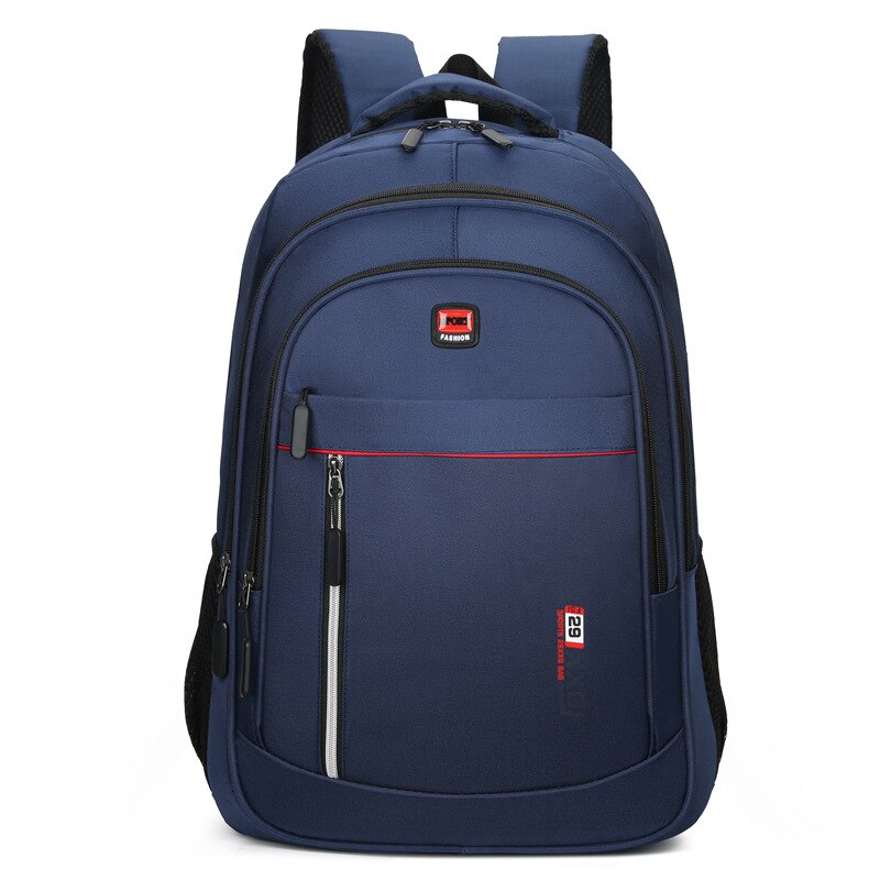 Mochila de negócios portátil moda masculina 15.6in computador portátil pacote de viagem ao ar livre mochila para estudantes das mulheres saco de esportes: Azul