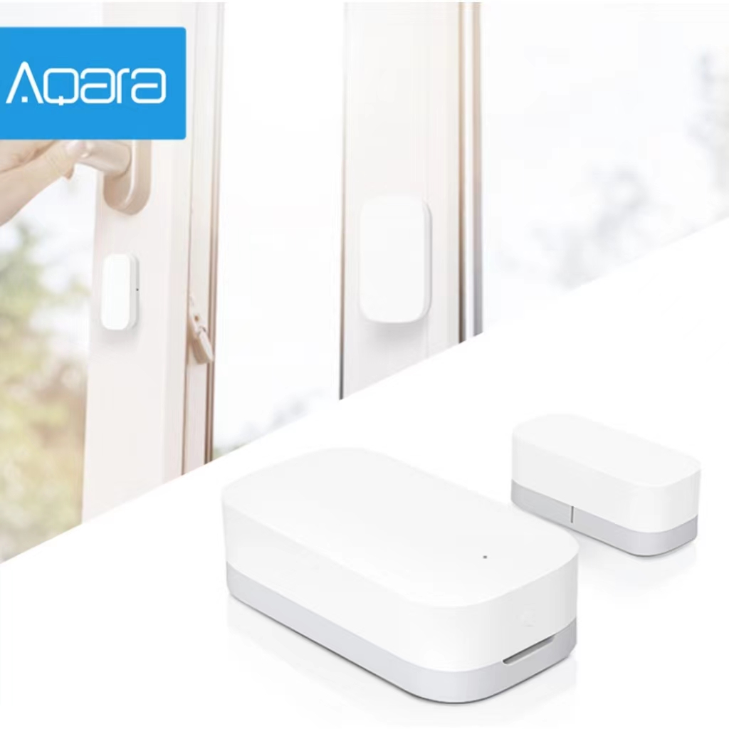 Aqara-Sensor de puerta y ventana Zigbee, conexión inalámbrica, Mini Sensor de puerta que funciona con la aplicación Mi Home para Xiaomi Smart Home