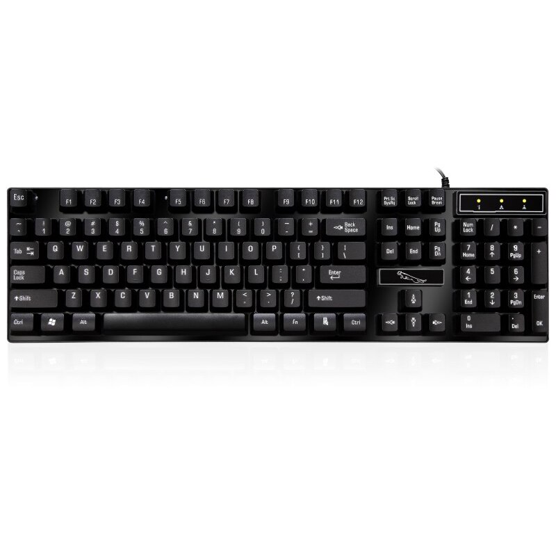 Mechanical Touch Gaming Keyboard High Keycaps Ergonomic for PC Computer Laptop Desktop