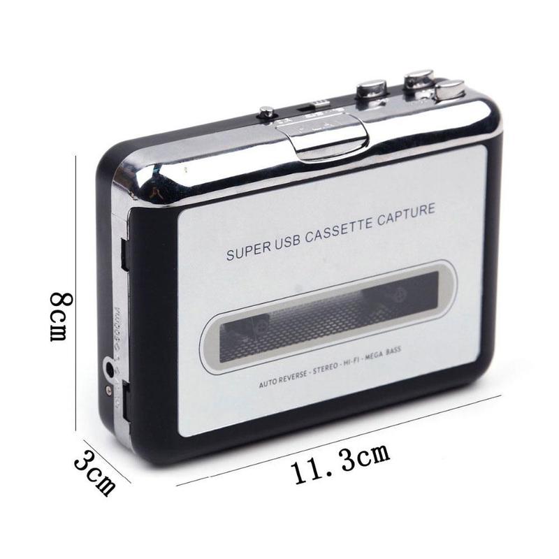 Cassette Speler Usb Walkman Cassette Muziek Audio Naar MP3 Converter Speler Besparen MP3 Bestand Naar Usb Flash/usb Drive