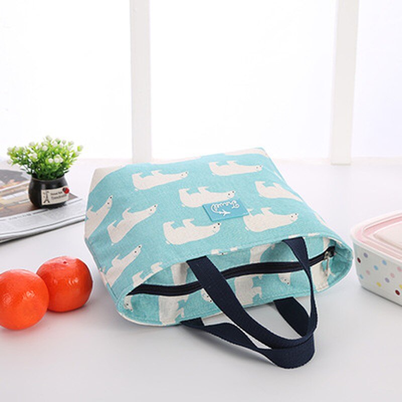 Xizou Lunch Tas Voor Vrouwen Grappige Cartoon Kids Bento Cooler Tassen Flamingo Thermische Ontbijt Eten Doos Draagbare Picknick Reizen