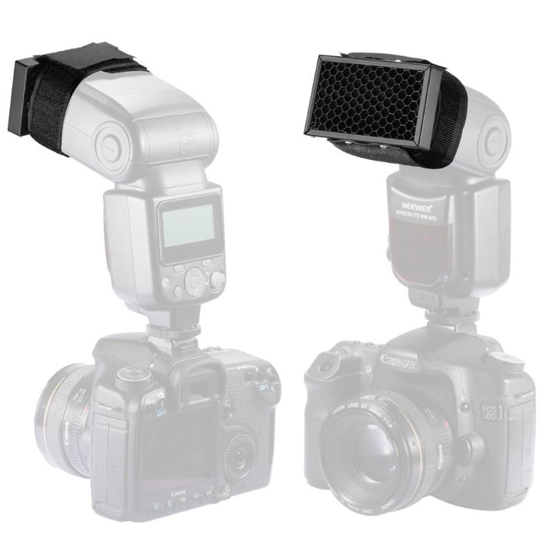 Filtro de rejilla panal de abeja difusor de Flash Softbox para ni-kon ca-non Cámara 24BB