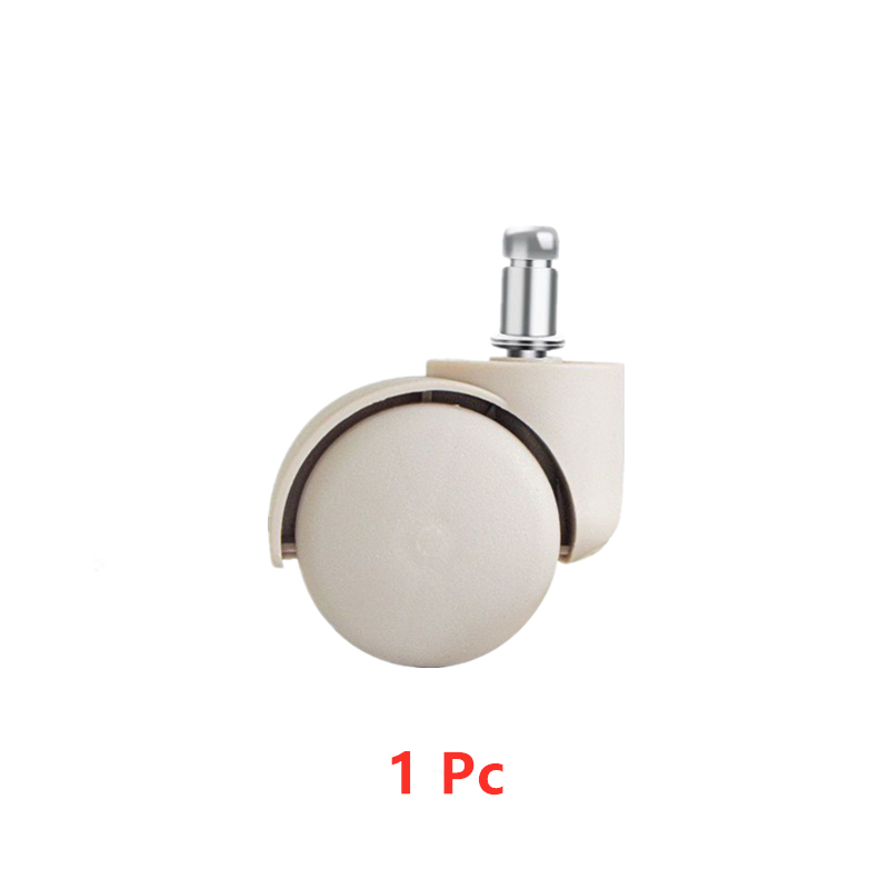 1/2/4/8 Stuks Caster Universele Wielen Kleine Krukken Rollers Draaistoelen Accessoires Mixc Stille Roterende Lage Bank Beer 100Kg: Oranje
