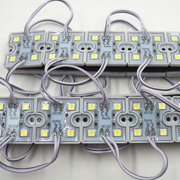 Super Heldere Waterdichte 60 PCS LED 5050 4 LED Module wit DC 12 V 4 Leds vierkante led modules verlichting