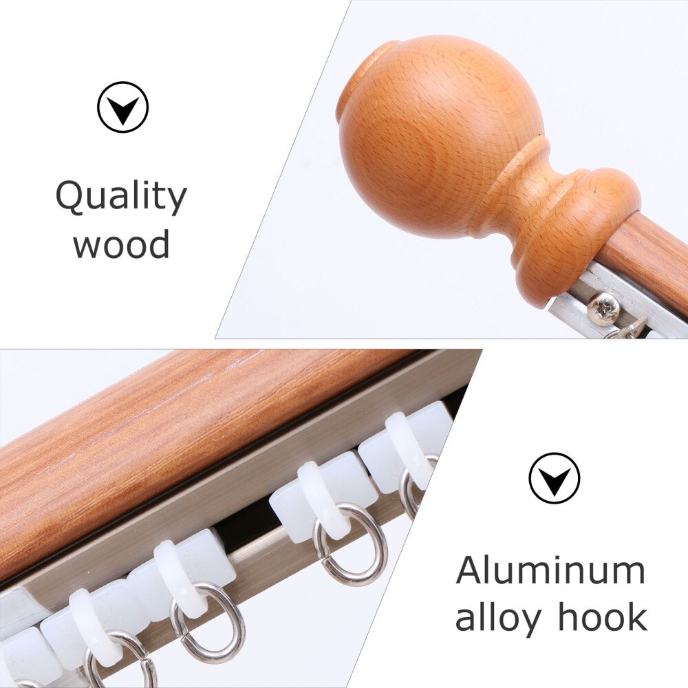 1 Pc Single Curtain Rod Curtain Pole Home Curtain Rod Mute Curtain Pole for Home