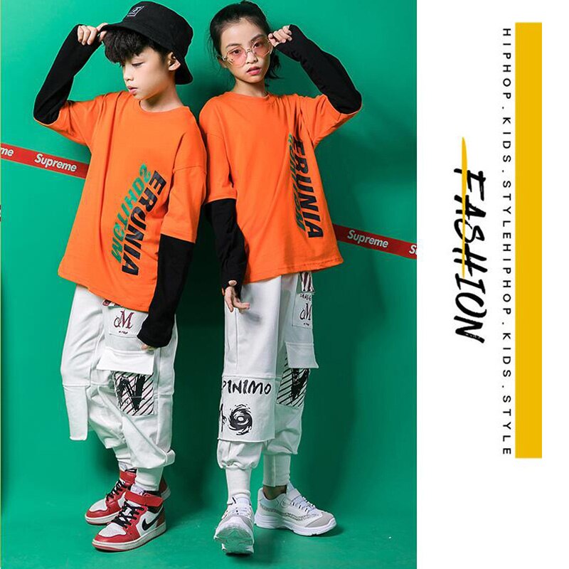 freundlicher verlieren Jazz tanzen Party tragen Kostümich Mädchen Hüfte-hüpfen Tanzen kleidung Jungen Moderne tanzen Bühne wettbewerb Outfits Kleidung