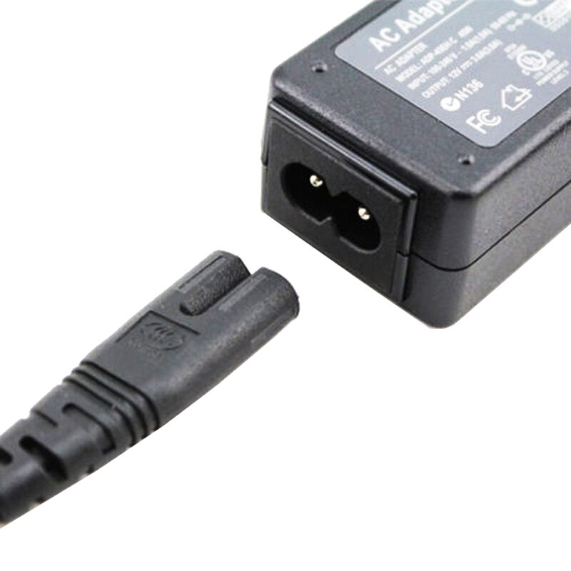 Figure 8 EU EURO US 2Pin Plug 2 Hole AC Tablet Laptop Power Supply Adapter Charger Cable Lead Cord For many devices