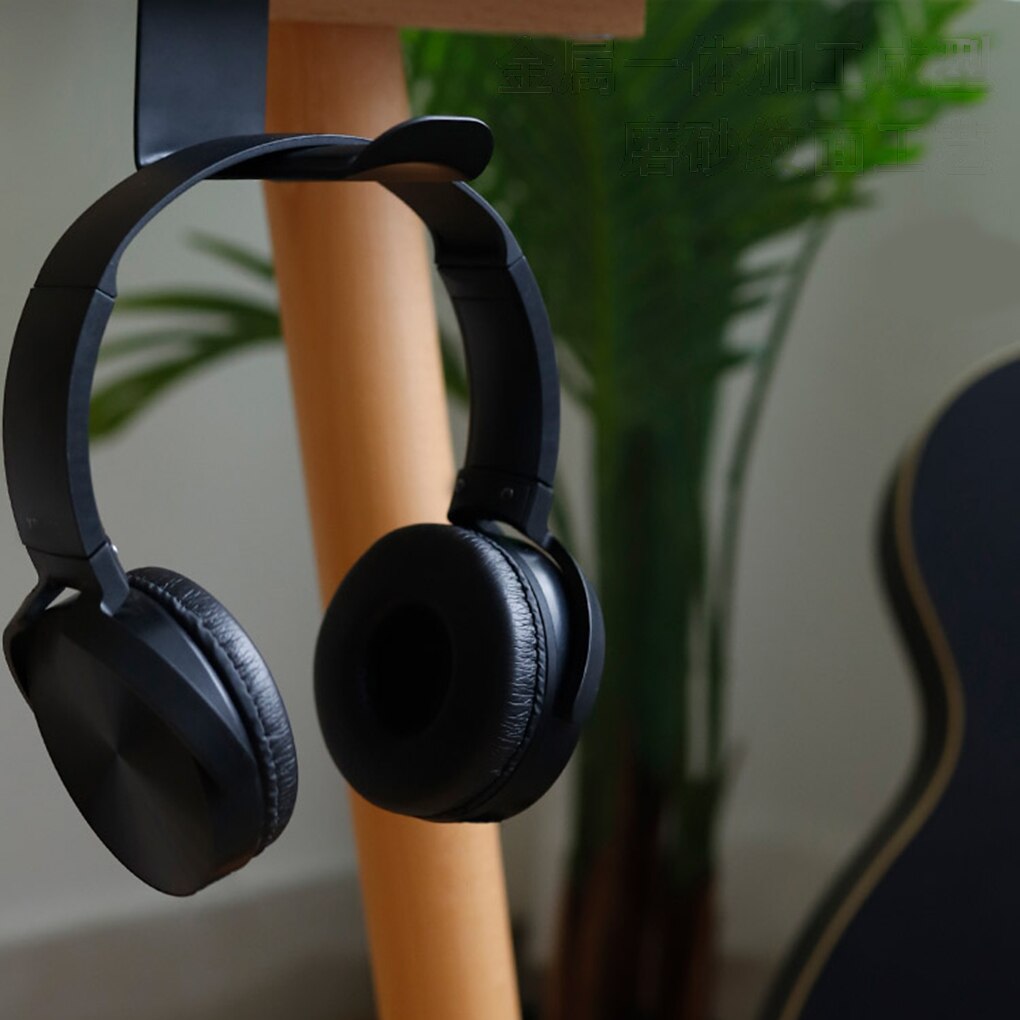 Support de casque autocollant en acrylique, support de casque mural sous le bureau, crochet pour écouteurs, présentoir collant