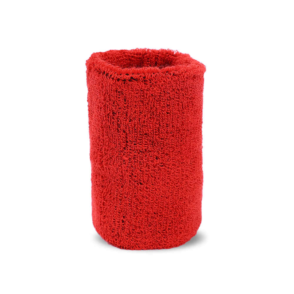 Bandeau de Poignet en Coton Anti-Humidité, Support de Poignet, Absorbant, Évaccorporelle, 202 létique, Tennis, Basket-Ball, Gym, 1/2 Pièces: WHITE