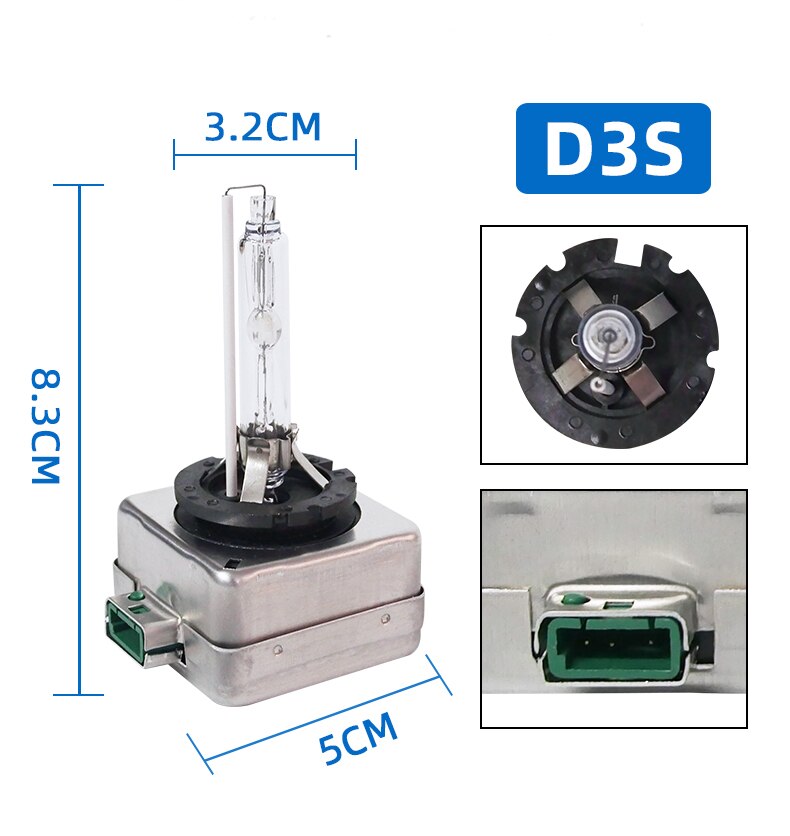 2 pièces 12V 35W ampoules xénon D3S 4300K 6000K 8000K 10000K 12000K 15000K K lampe xénon nouveauté