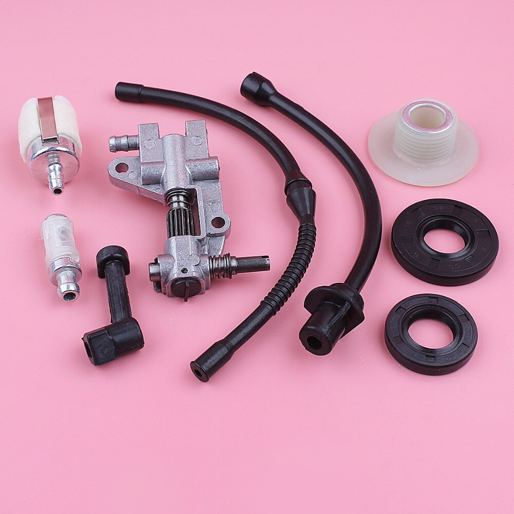 Heizöl Filter Linie Pumpe Wurm Getriebe Dichtung Für Chinesische 4500 5200 5800 45cc 52cc 58cc Kettensäge Werkzeug Ersetzen Ersatz teil