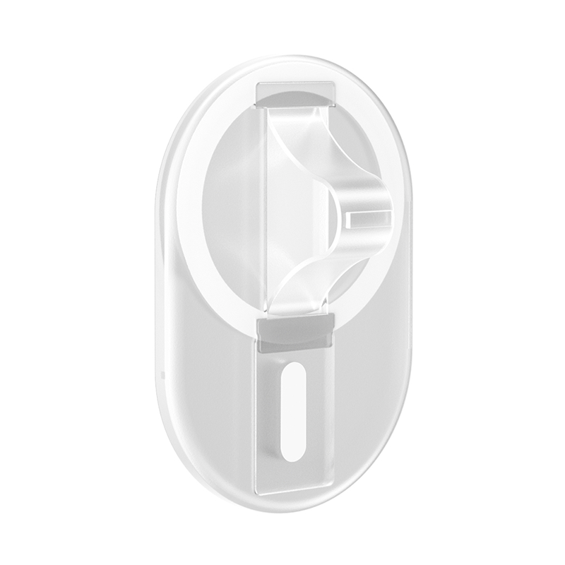 MagSafe Phone Grip with Finger Strap for iPhone 15/14/13/12 Series Magnetic Phone Grip Holder as Magnetic CellPhone Stand Holder: Transparent