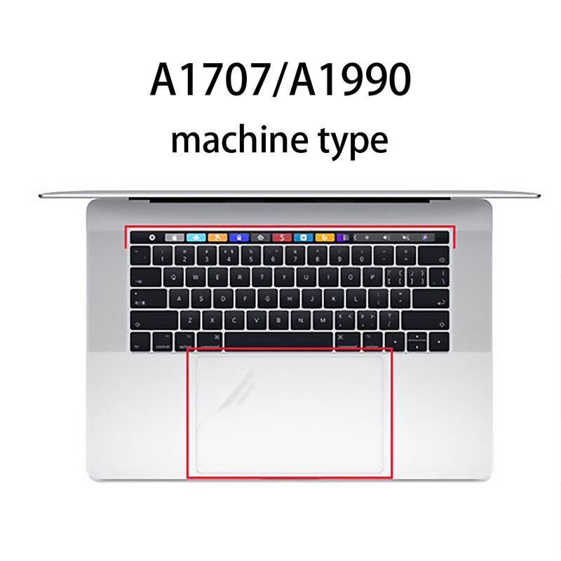 Touchpad Schutz Film Aufkleber Schutz für Apfel Macbook Luft 13 Profi 13,3 15 Retina berühren Bar 12 berühren Pad Laptop zubehör: Orange