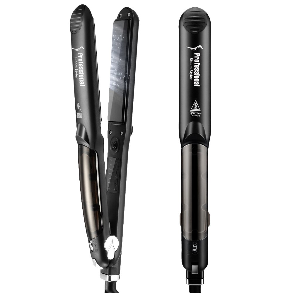 Stoom Straigthening Ijzer Toermalijn Keramische Stijltang Arganolie 450F Professionele Haar Stijltang Kapper Salon Gereedschappen