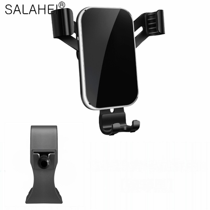 Sostenedor del teléfono del coche para Ford Mustang aire salida salpicadero Interior celular del soporte del sostenedor del teléfono móvil: black