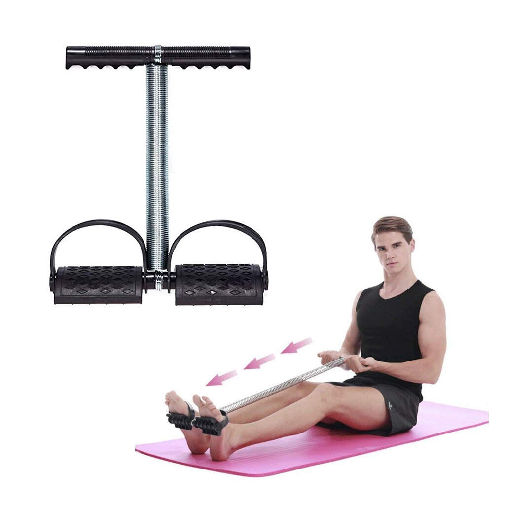 Body Sculpture Ab Abdominal Trainer Exerciser Tummy Action Rower Sit-Up Pull Rope Equipment Helper for Yoga Fitness Classes