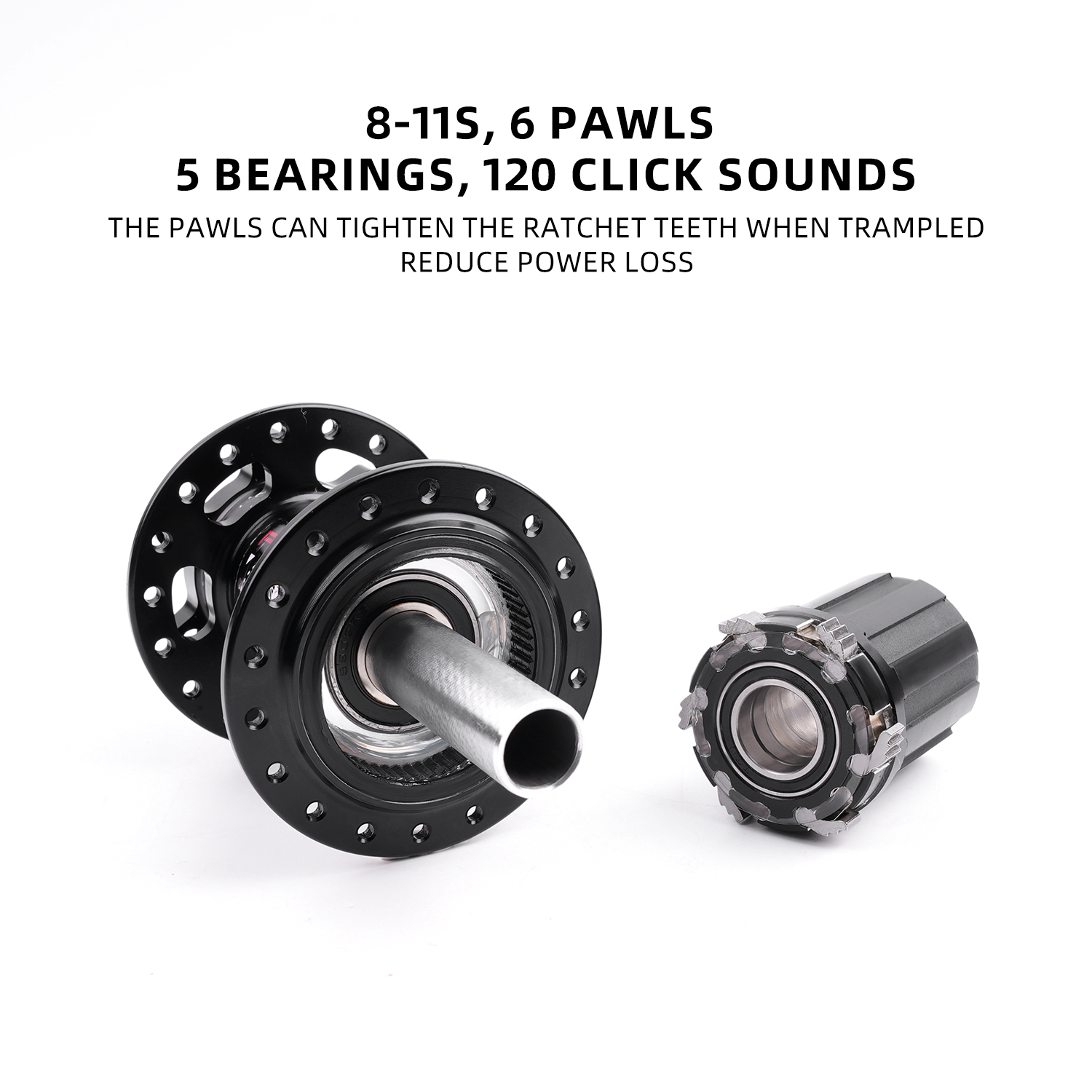 POLSO MTB Hub QR 32H 36H 7 Bearings 120 Clicks 100x15mm 142x12mm Boost 8 9 10 11 12 Speeds Disc Brake Bicycle Hubs