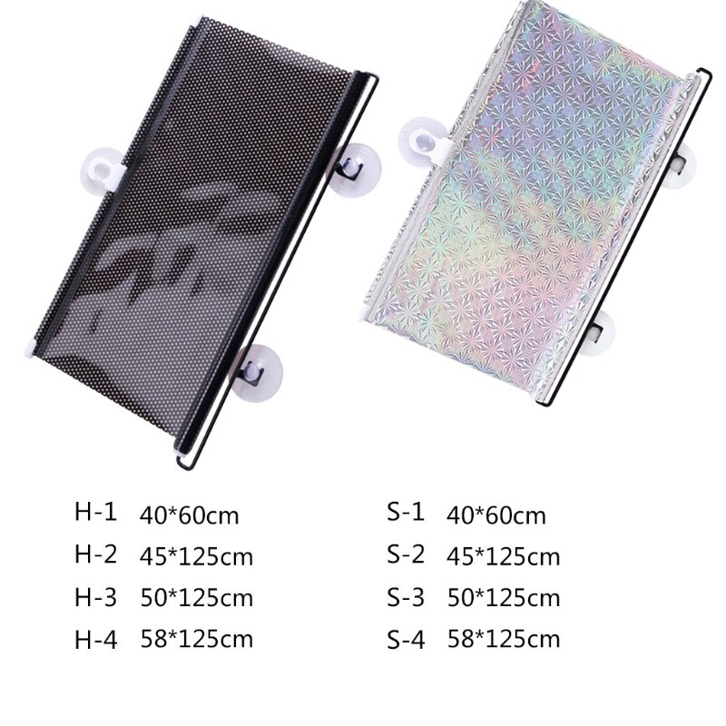 Auto Roller Zonneklep Intrekbare Anti-Uv Bescherming Zonnescherm Anti-Dazzle Geschikt Voor Voorstoel Bestuurder Of Passagier Veiligheid 28GC