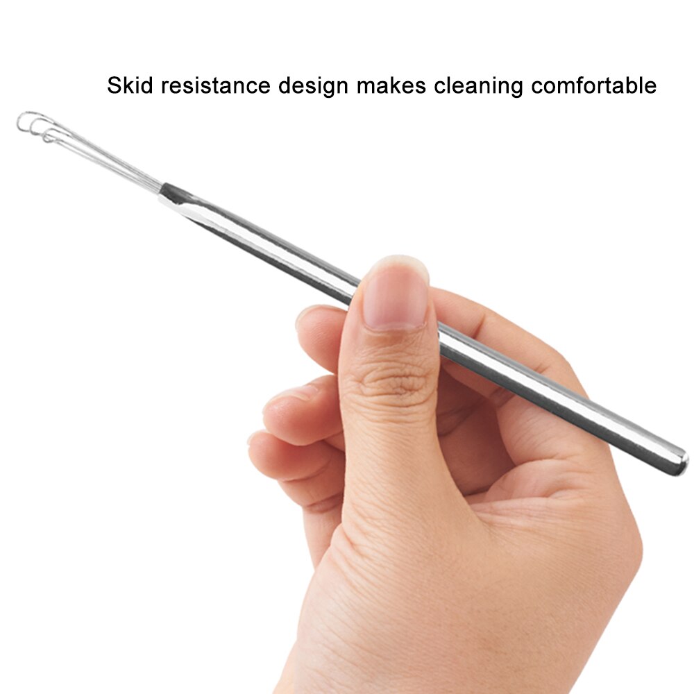 1 Pc Ohr Reiniger Ohr wählen Edelstahl Graben Earpick Reiniger Ohr Löffel Ohr Reinigung Werkzeug graben Kürette Gesundheit Pflege werkzeug