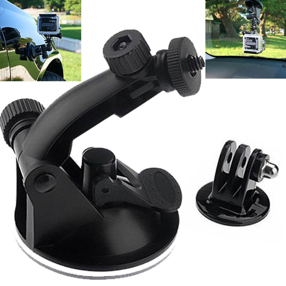 Auto Zuignap Adapter Vensterglas Mount Houder Statief Hero 5 3 + 3 2 1 Sjcam Sj4000 Yi Camera accessoires