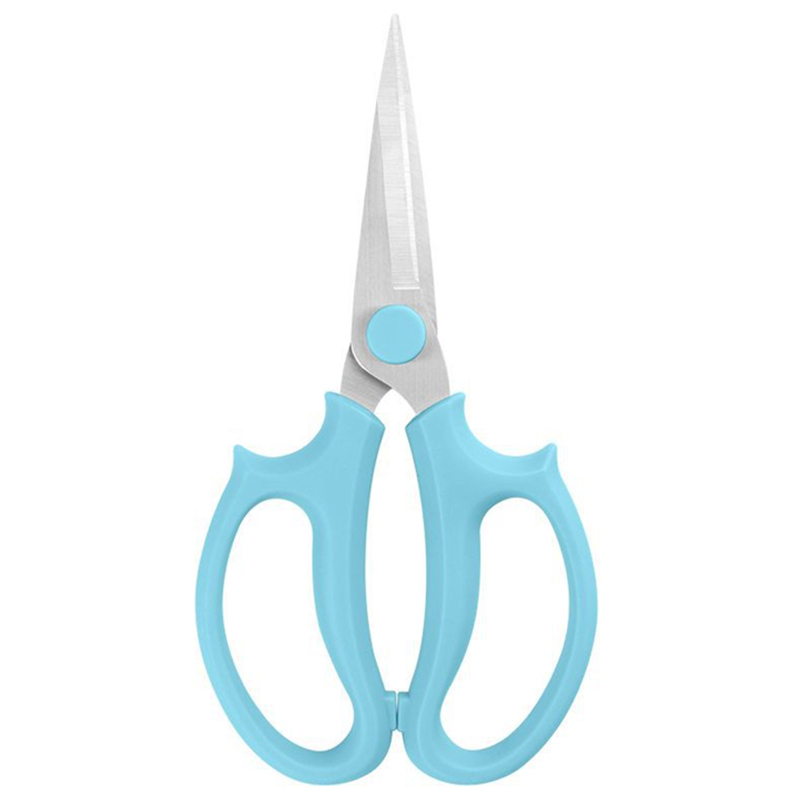Scissors Sewing Pink Cute Tailor Scissor Cross-stitch Cutter Paper Embroidery Garden Pruner Shears Handicraft Accessories Tools: Blue