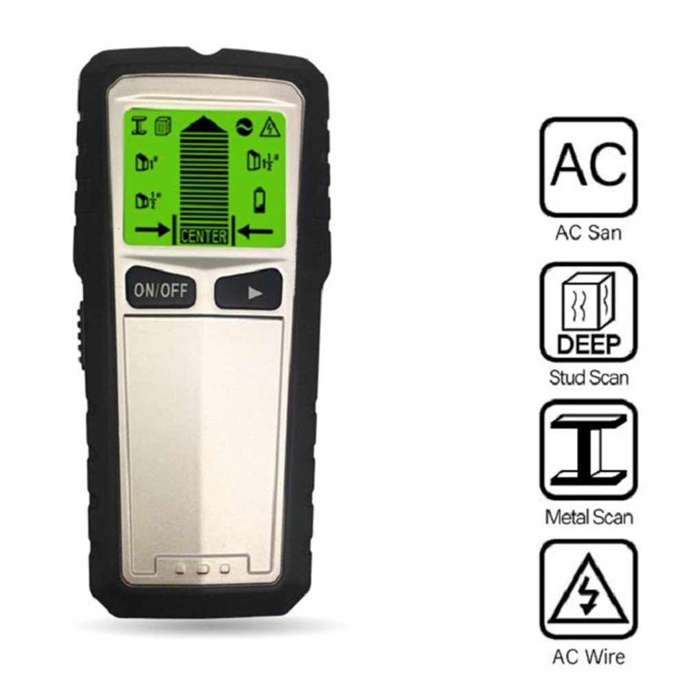 TH430 Muur Detector Digitale Metaaldetector Hout Finder Kabel Draden Diepte Tracker Undeground Studs Muur Scanner