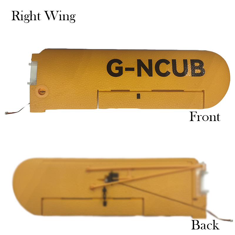 Park 10 toys versjon  j3- cub rc-fly reservedeler glidertilbehør rc-flyhjul motorer flykropp vinger: Grønn