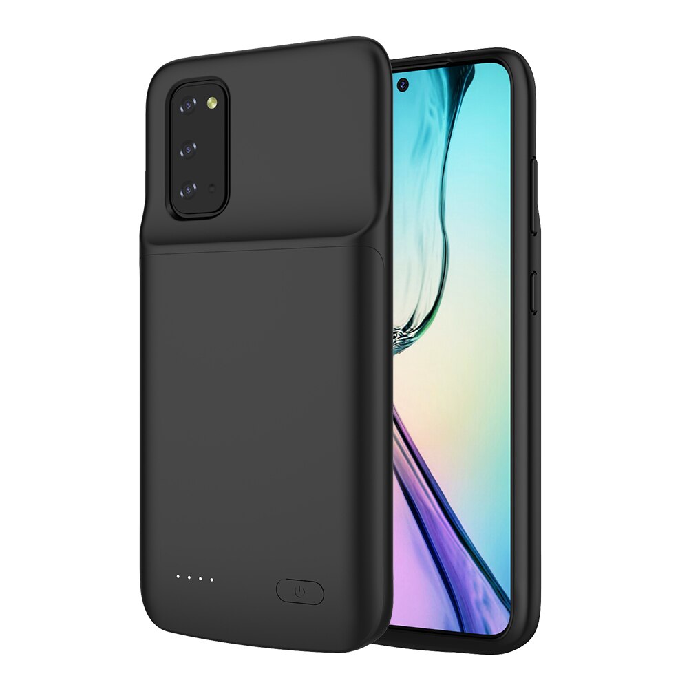 Coque d&#39;alimentation pour Samsung Galaxy S20, étui résistant aux chocs, chargeur de batterie 4800mAh, Power bank