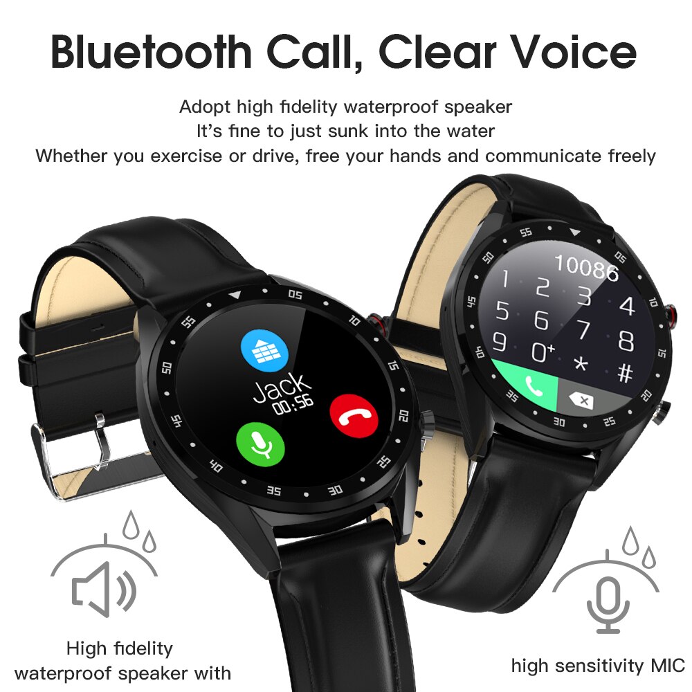 L7 montre intelligente Support appel téléphonique composeur ECG mesure de fréquence cardiaque Smartwatch étanche Ip68 montre hommes femmes Android IOS