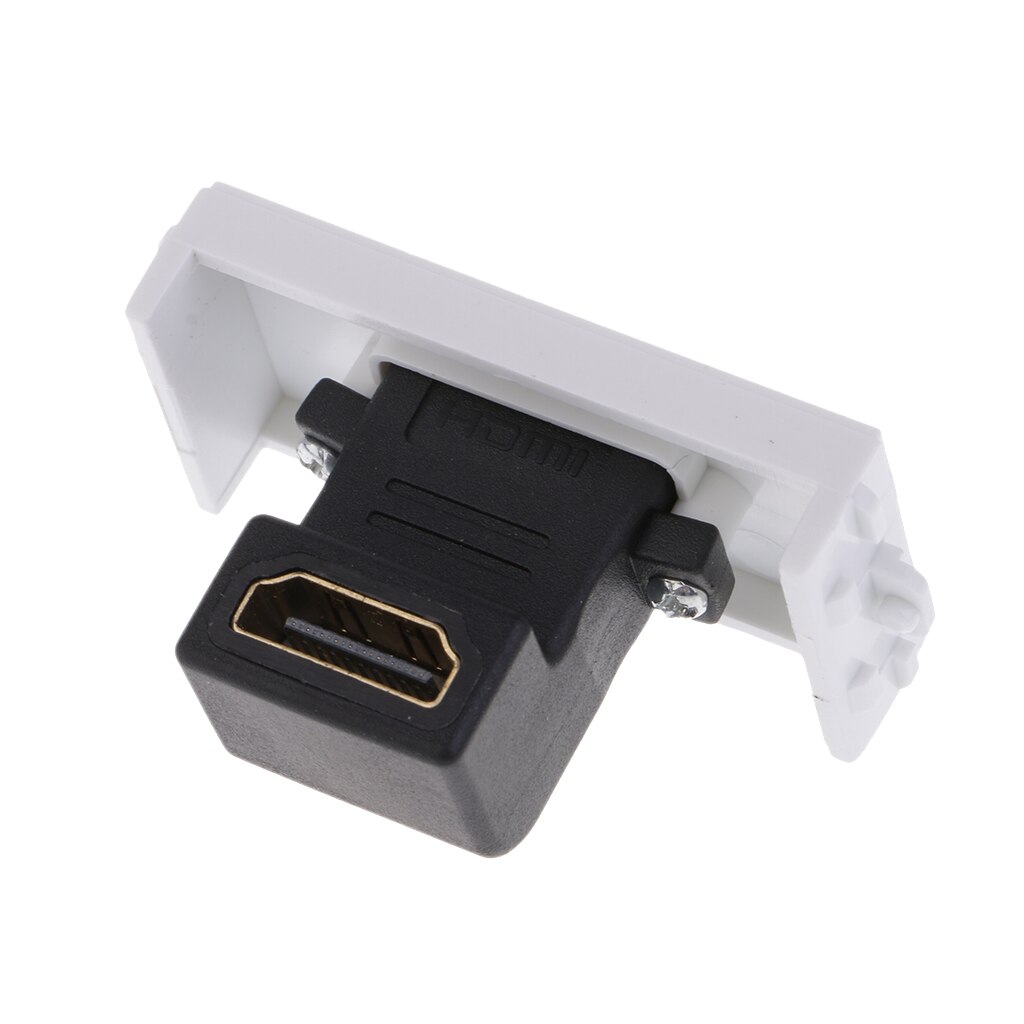 Module de prise murale HDMI universel avec cadre prise 90 degrés directement prise