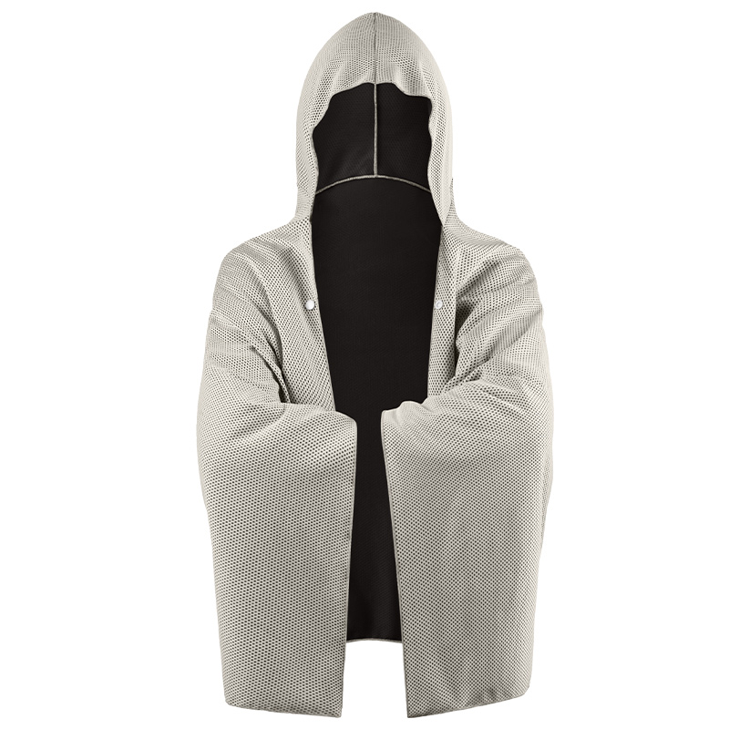 Kühlender Kapuzenumhang, Super saugfähiger, übergroßer Kapuzenhandtuch-Wickel, 4-in-1 für Schwimmen, Strand, Schwimmbad, Reisen: Lila