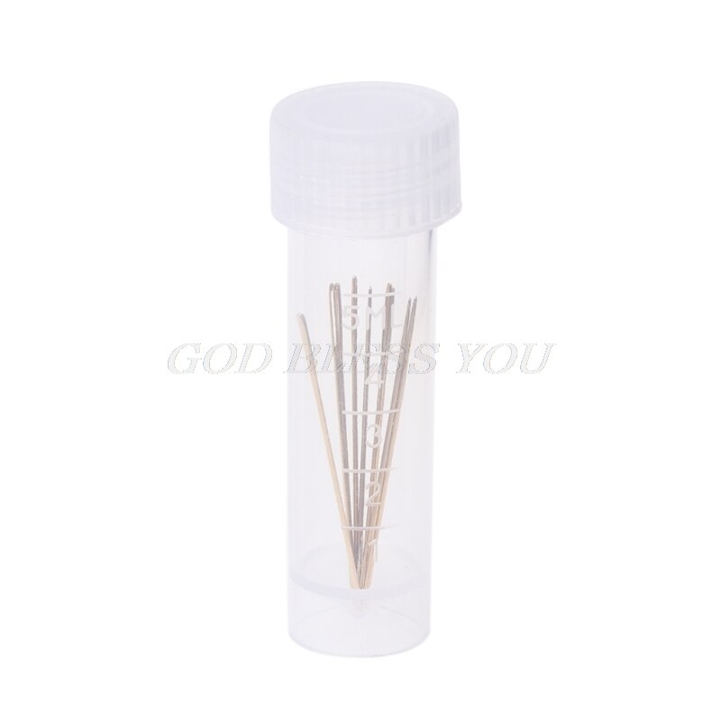 10Pcs Golden Embroidery Fabric Cross Stitch Cloth Needles Size 22# 24# 26# 28# Sewing Accessories: size 28