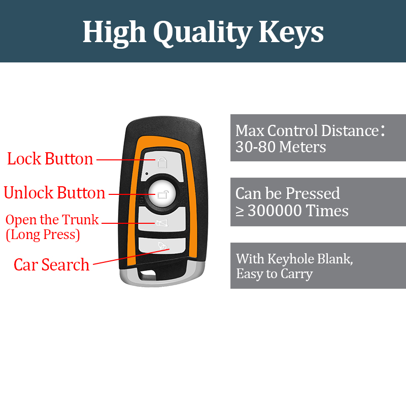 Remote Control Car Central Lock Car Door Closer Key Fob Keychain for Alarm Keyless Entry System Controller Universal Type 12V