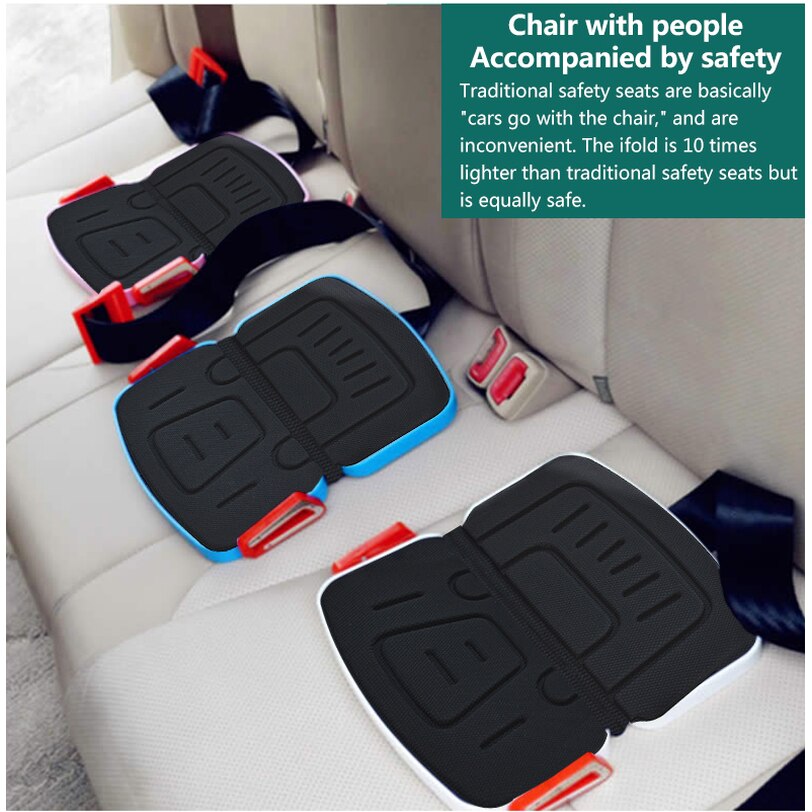 Draagbare Kinderzitje Baby Draagbare Autostoel voor Kinderen Ifold Baby Stoel voor Auto Baby Peuter Seat Mat Veiligheid harnas CE