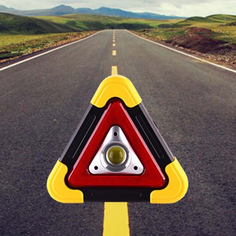 Multi Function Triangle Warning Sign Car LED Work ... – Grandado