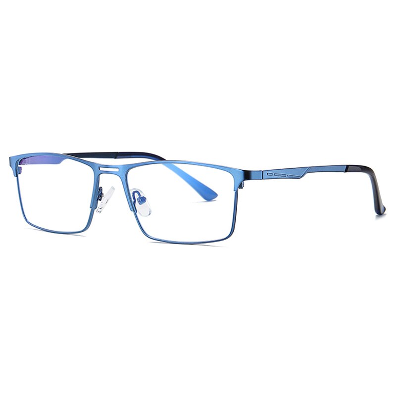Pro Acme Degli Uomini Blu di Blocco Luce Occhiali Piazza Metal Frame Occhiali  Anti-Radiazioni Del Computer Occhiali per Gli Uomini Proteggere Gli Occhi  PC1540 – Grandado