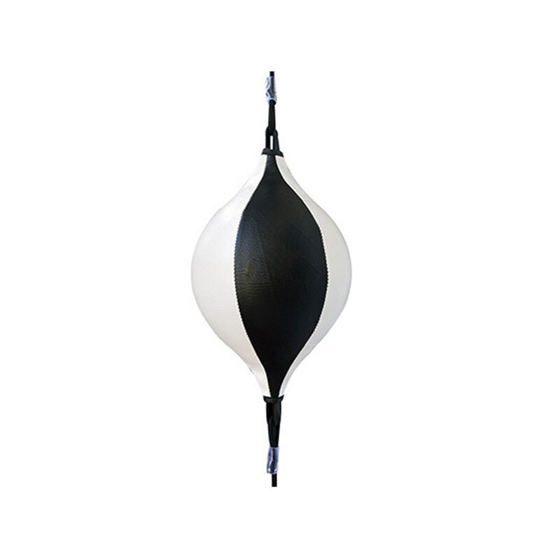 Kick Boxing Speed Ball PU Punching Ball Double End MMA Muay Thai Boxe Bag Fitness Training Home GYM Exercise Equipment: Black White