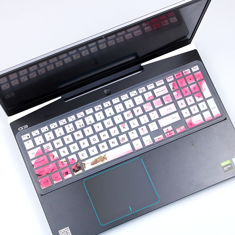 laptop Keyboard Cover Protector For Dell G3 G5 G7 15 Series,15.6" Dell G3 15 3500 3590 3579 G5 5500 5590 G7 17 7590 G7790 17.3": rosegold