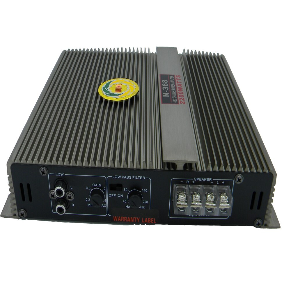 2 Channel Car Audio Amplifier High Power 2200W Push Bass Amp Booster 2 Way Auto Amplifiers