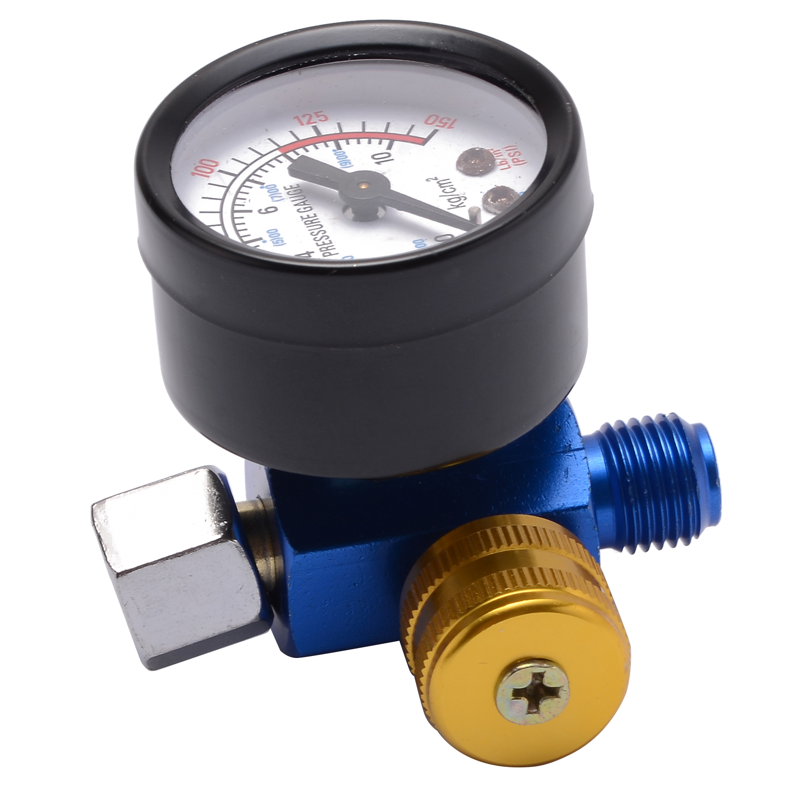 1/4'' Spray Paint Gun Air Pressure Regulator Pressure Gauge Pneumatic Tool Accessory For Spray Tool