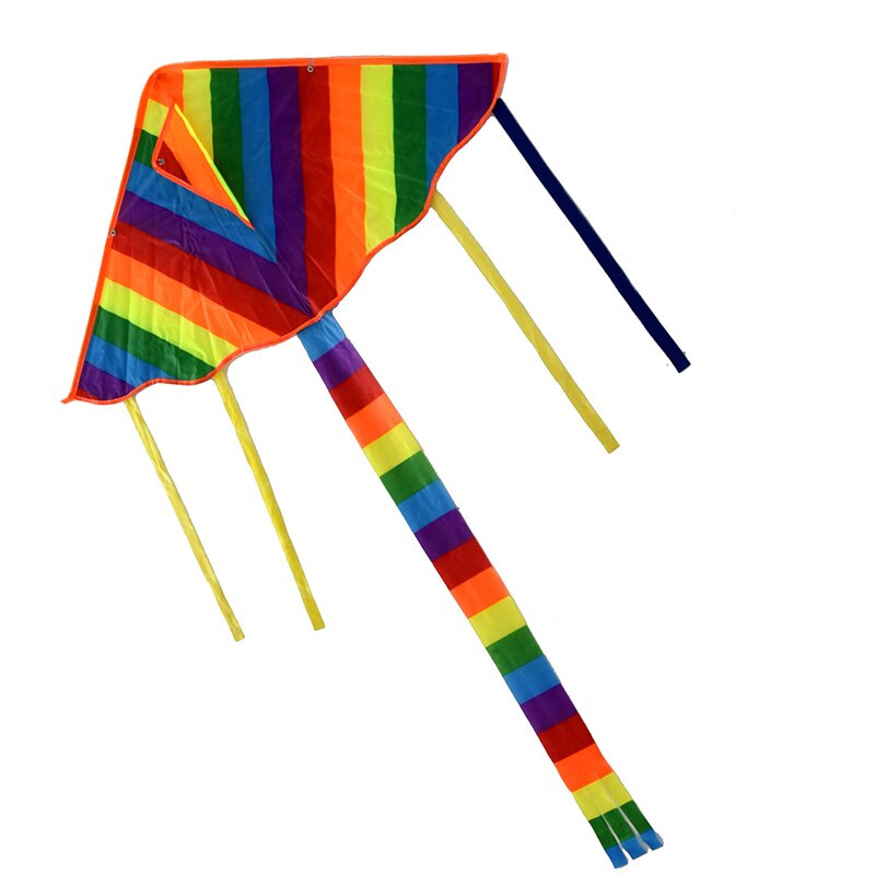 Regenboog Kite, Mode Vliegen, lange Staart Vliegers Met Lijn Vliegende Speelgoed Kite Voor Kinderen Kids Outdoor Fun Sport