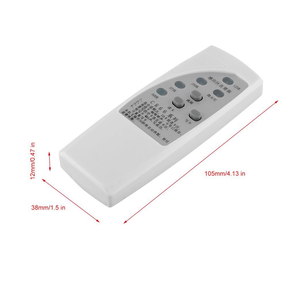 CR66-duplicador de tarjeta de identificación RFID portátil, programador, lector, escritor, 3 botones, copiadora, con indicador de luz, escritor de llaves de puerta
