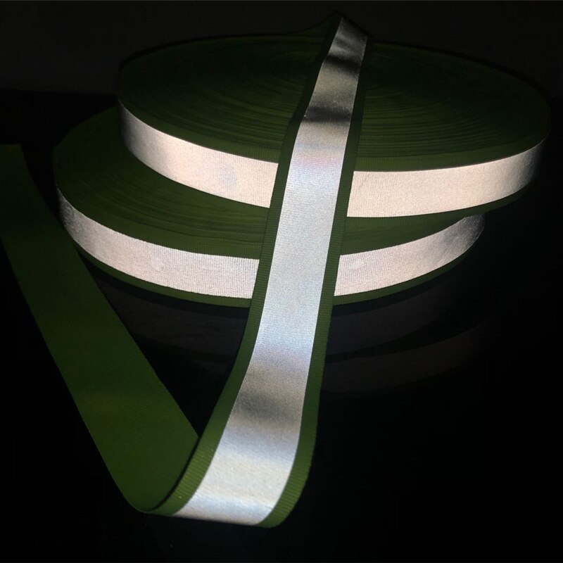 Tela reflectante de advertencia con cinta brillante para ropa