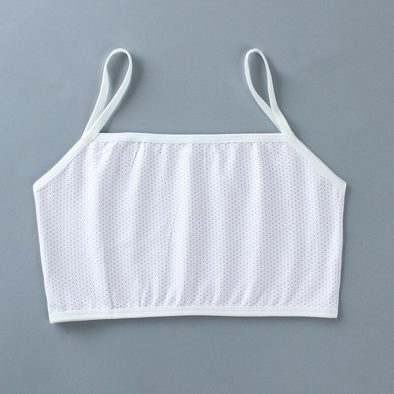 Soutien-gorge tubulaire en coton pour filles de 7 à 15 ans, sous-vêtements, collection printemps-été, 3 pièces