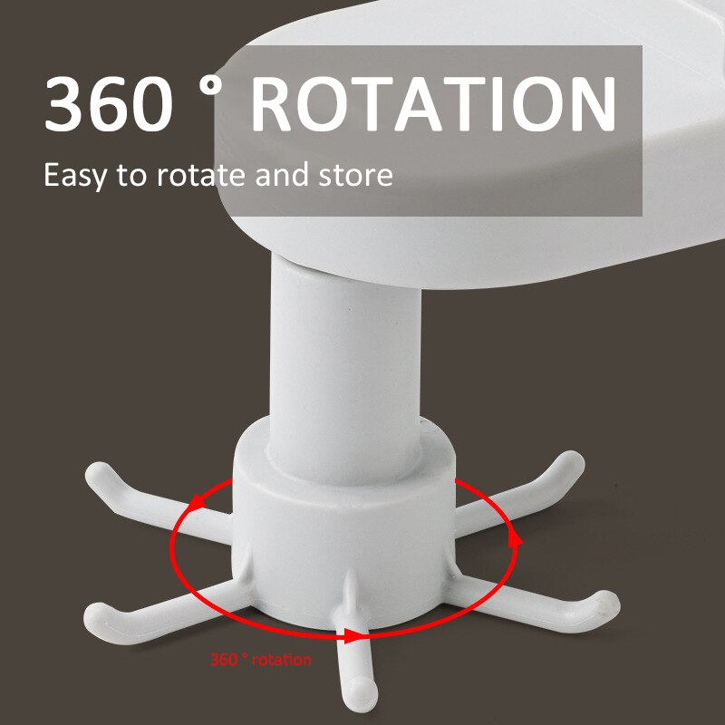 Perchero de almacenamiento rotativo de 360 grados para cocina, con gancho giratorio, soporte para utensilios de cocina, organizador para colgar cucharas, ollas, utensilios
