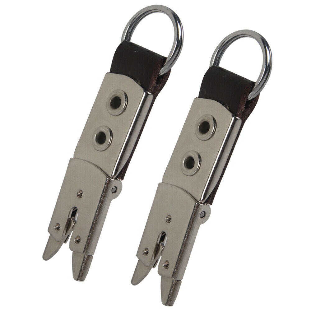 2x Neck Strap Alligator Clips Voor Rolleiflex 2.8F 3.5E 2.8E 3.5F 3.5T 3.5C Tlr