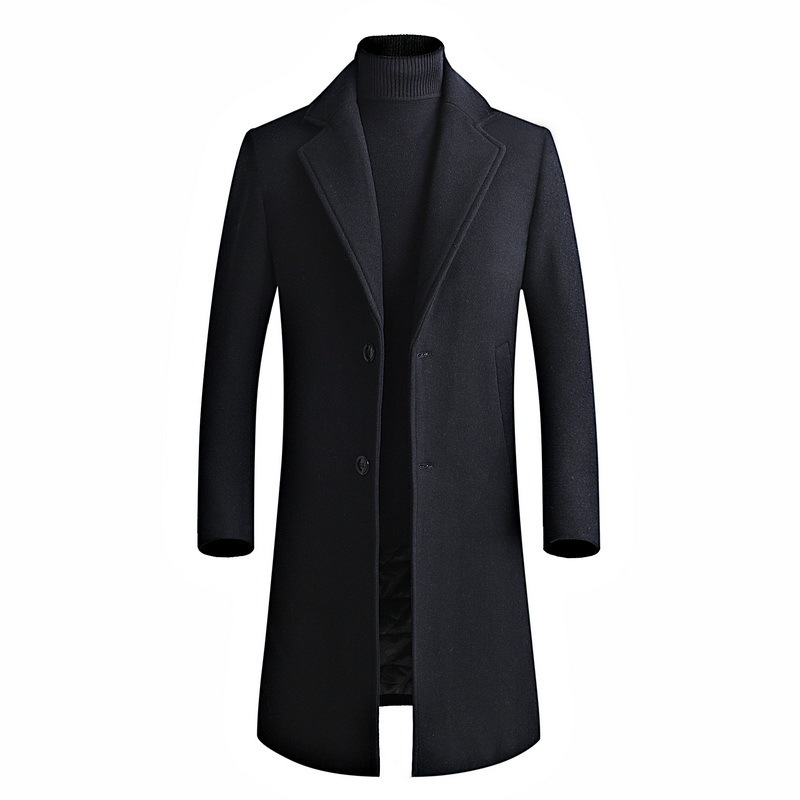 BOLUBAO Men Thickening Wool Coat Winter Mens Slim Fit Warm Outerwear Men's Casual Wool Coats