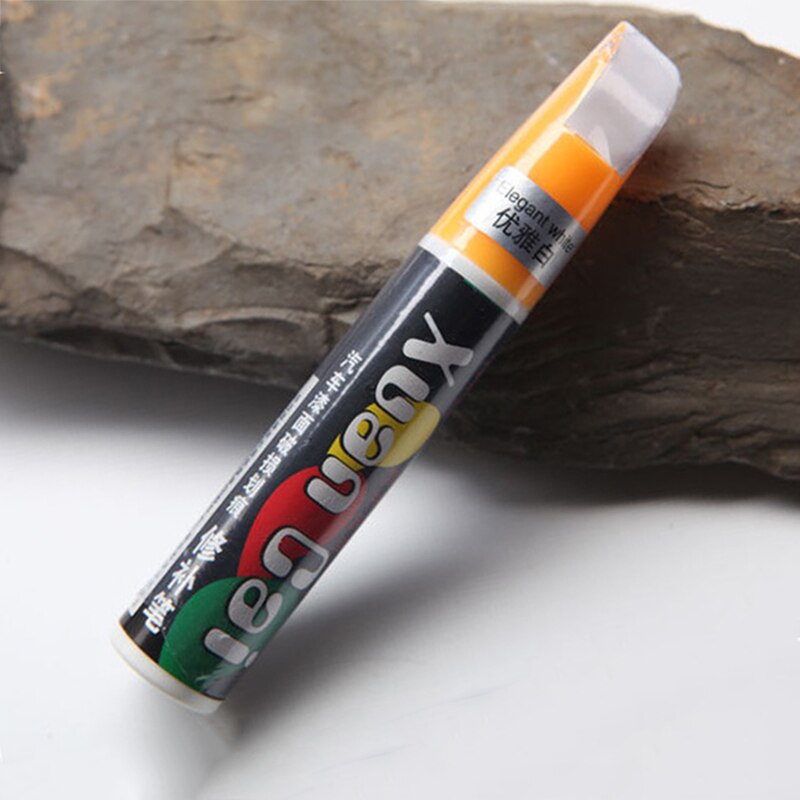 Car Scratch Repair Auto Touch Up Pen Car Care Scratch Remover Paint Care Special For Car Paint Pen Car Accessories: Elegant white