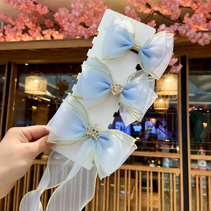 Cinta para el pelo para niña y niño, tocado con lazo, horquilla, cinta trenzada para el pelo, diadema, accesorios para el cabello para niña: 5